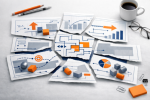siloed priorities, outcomes, alignment, misalignment, random acts, growth, business risk, metrics, risk